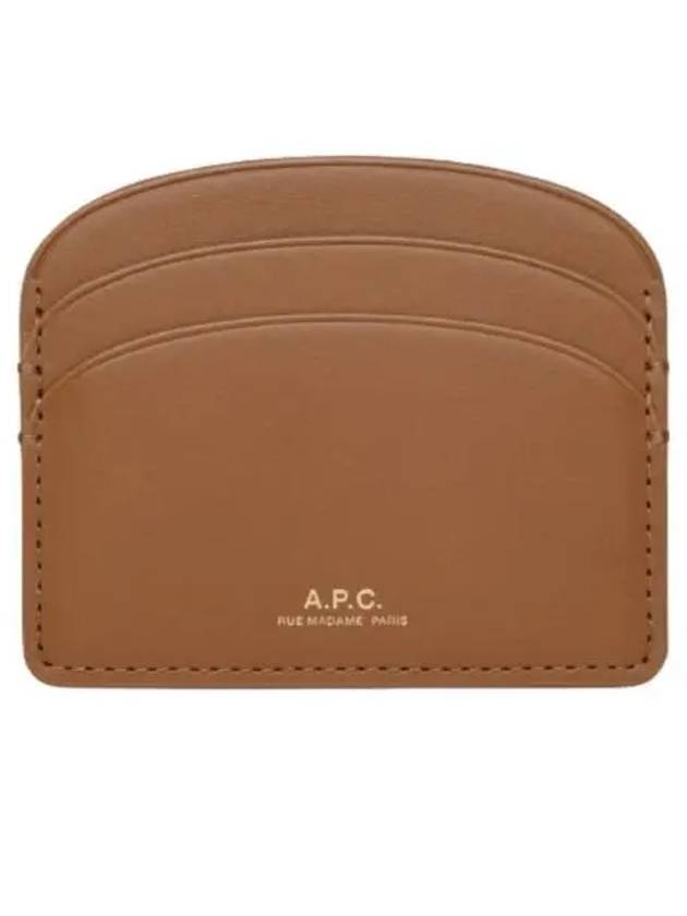 Demi Lune Card Wallet Beige - A.P.C. - BALAAN 2