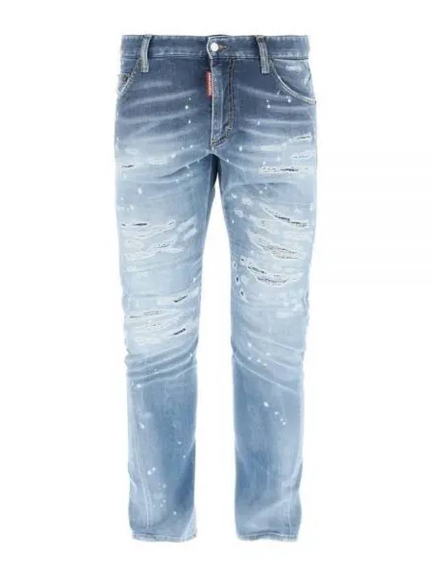 Sexy twist denim pants navy S74LB1269 - DSQUARED2 - BALAAN 1