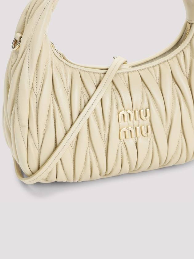 Wander Matelasse Shoulder Bag Ivory - MIU MIU - BALAAN 3