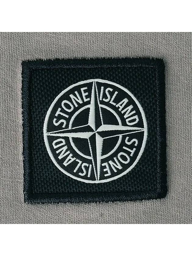 Logo Patch Short Sleeves T-Shirt Dove Grey - STONE ISLAND - BALAAN 5