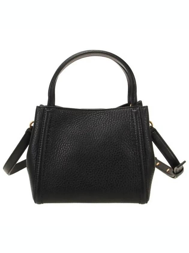 Logo Leather Tote Bag Black - VALENTINO - BALAAN 4