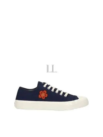 Shool Boke Flower Low Top Sneakers Navy - KENZO - BALAAN 2