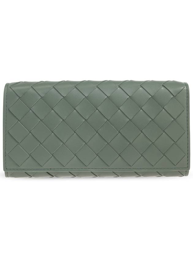 Intrecciato Flap Long Wallet Aloe - BOTTEGA VENETA - BALAAN 2