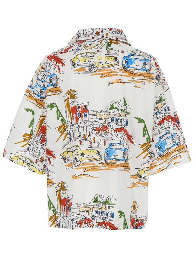 'La Chemise Casaco' Multicolor Bowling Shirt With Graphic Print In Cotton Man - JACQUEMUS - BALAAN 2