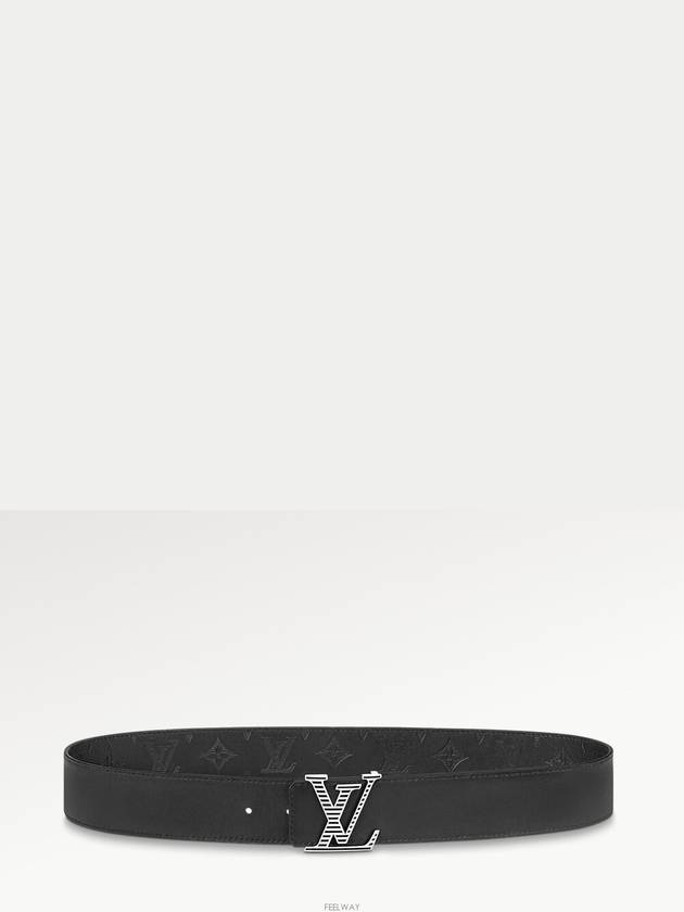 40MM Reversible Leather Belt Black - LOUIS VUITTON - BALAAN 3