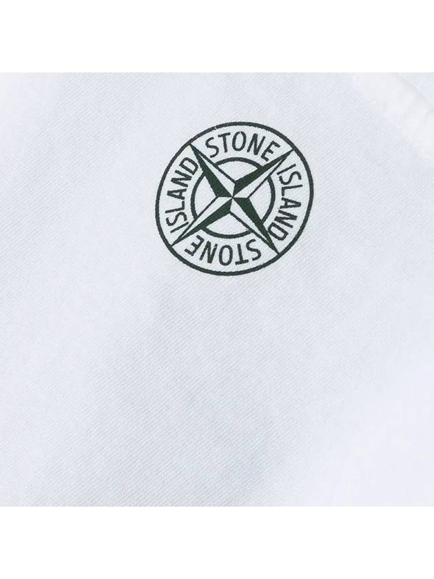 Kids Logo Print Cotton T Shirt 781621073 V0001 6 8 - STONE ISLAND - BALAAN 4