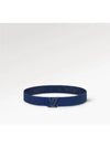 LV Initials 40mm Reversible Leather Belt Blue - LOUIS VUITTON - BALAAN 7