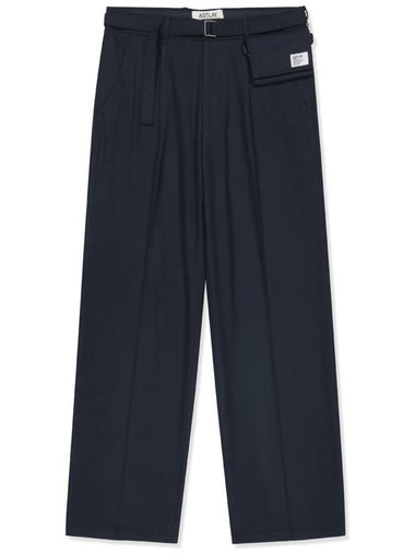 Men's Stella Sacoche Wide Pants Dark Navy - ASTLAY - BALAAN 1