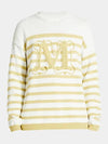 Women's Ragno Striped Knit Top Yellow - MAX MARA - BALAAN 2