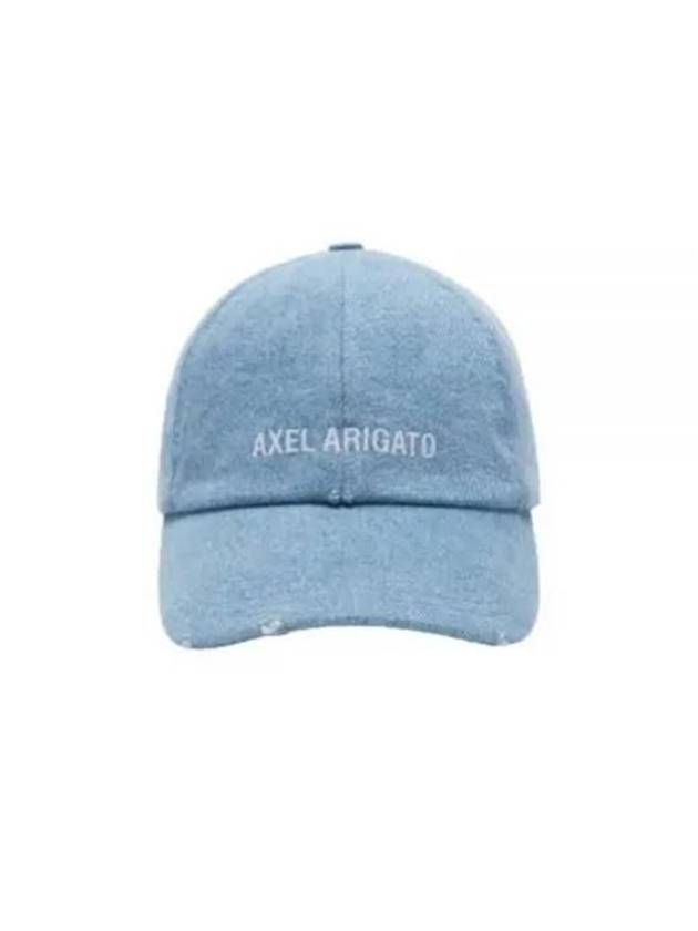 Block Distressed Ball Cap Washed Light Blue - AXEL ARIGATO - BALAAN 2