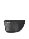 Shield Leather Coin Purse Black - BURBERRY - BALAAN 1