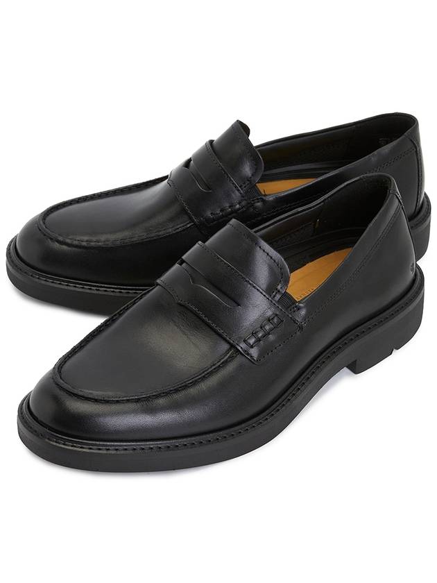 Metropole London Leather Loafers Black - ECCO - BALAAN 2