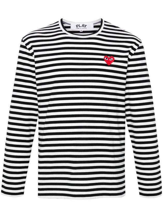 Comme Des Garçons Play Striped T-Shirt - COMME DES GARCONS PLAY - BALAAN 1