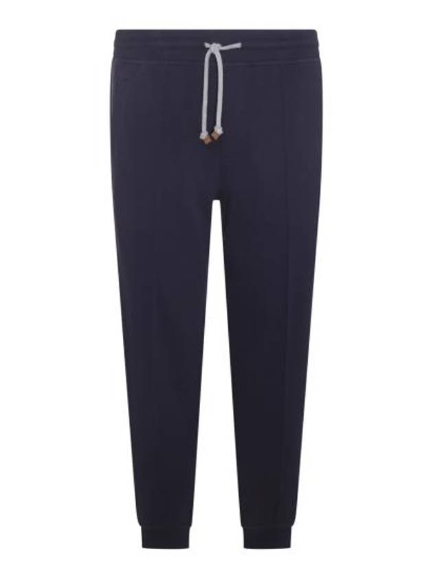 Men's Zipper Pocket Track Pants Navy - BRUNELLO CUCINELLI - BALAAN 2