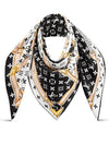 Monogram Confidential Square Scarf Black - LOUIS VUITTON - BALAAN 3