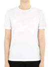 Angera Crewneck Cotton Short Sleeve T-Shirt White - LORO PIANA - BALAAN 2