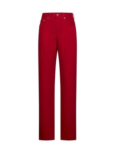 Le De Nimes Denim Jeans Red - JACQUEMUS - BALAAN 1