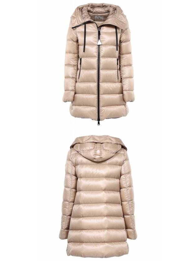 Suyen Long Down Padding Beige - MONCLER - BALAAN 5