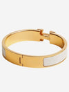 Clic H Bracelet Gold Blanc - HERMES - BALAAN 3