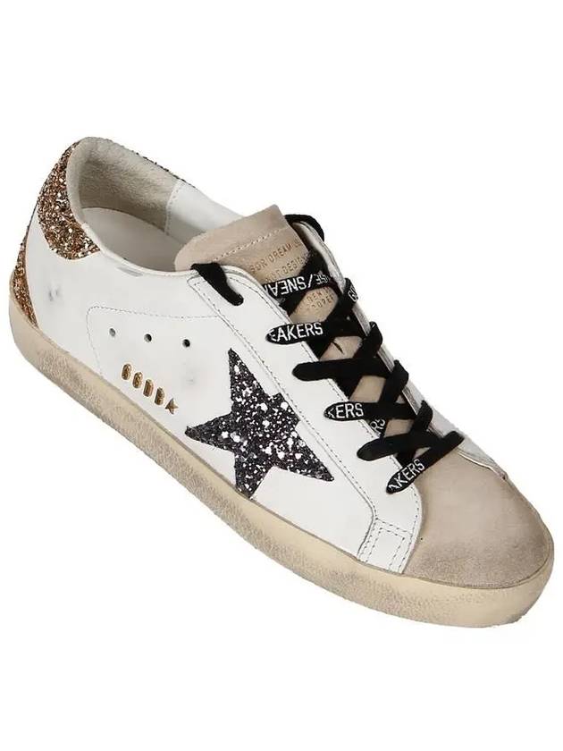 Super-Star Glittered Sneakers White - GOLDEN GOOSE - BALAAN 2