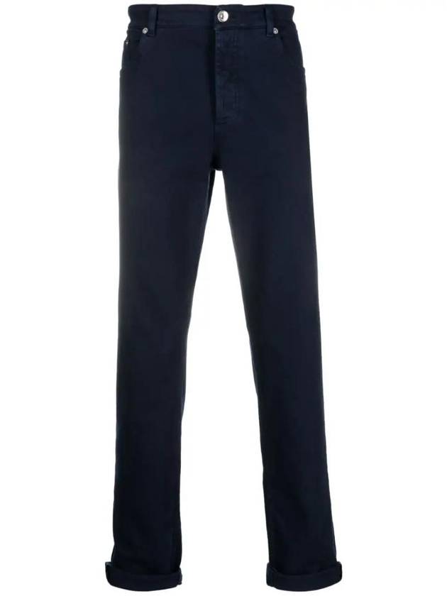 Dyed Denim Jeans Navy - BRUNELLO CUCINELLI - BALAAN 1