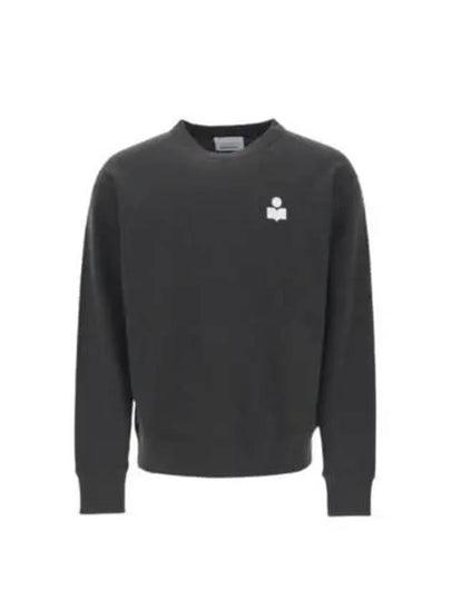 Mike Logo Cotton Sweatshirt Black - ISABEL MARANT - BALAAN 2