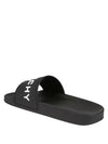 Logo Rubber Slide Slippers Black - GIVENCHY - BALAAN 4