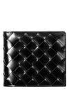 Intrecciato Half Wallet Black - BOTTEGA VENETA - BALAAN 2