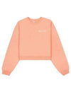 Logo Print Cotton Long Sleeve T-Shirt Peach - SPORTY & RICH - BALAAN 2