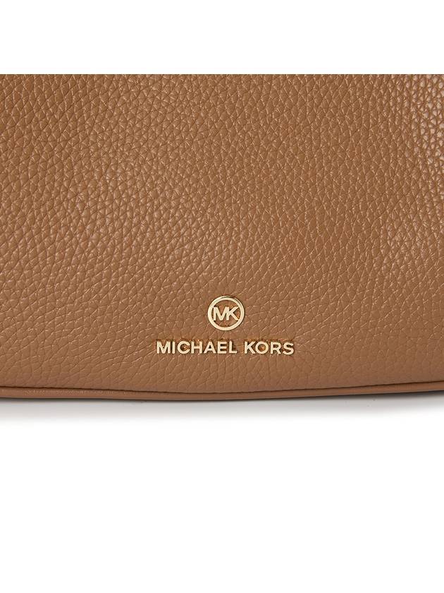 Piper Small Pebbled Leather Shoulder Bag Brown - MICHAEL KORS - BALAAN 8