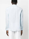 Cassel Linen Long Sleeve Shirt Light Blue - A.P.C. - BALAAN 6