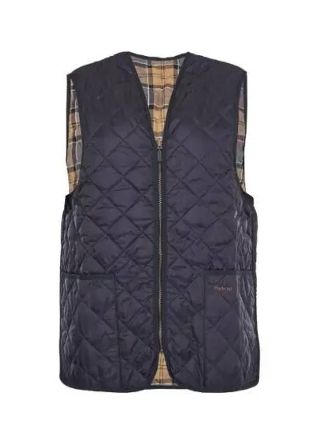 Quilted Waistcoat Zip In Liner Vest Navy - BARBOUR - BALAAN 2