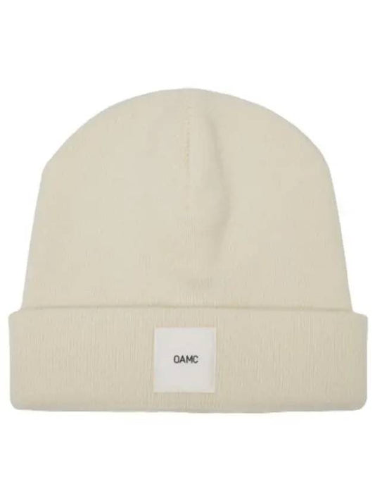 Whistler Logo Patch Beanie Natural White Hat - OAMC - BALAAN 1