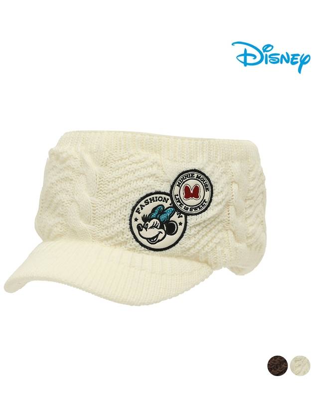 Women Knit Embroidery Hat DO3LAC004 - DISNEY GOLF - BALAAN 2