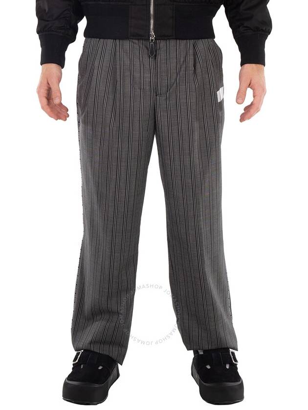 Vtmnts Men's Striped Pattern Barcode Tailored Pants, Size Medium - VETEMENTS - BALAAN 1