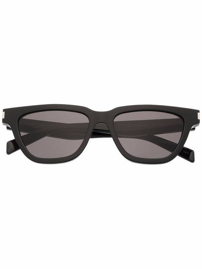 SL 46 Logo Sunglasses Black - SAINT LAURENT - BALAAN 2