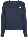 Speedy Fox Patch Comfort Sweatshirt Navy - MAISON KITSUNE - BALAAN 1