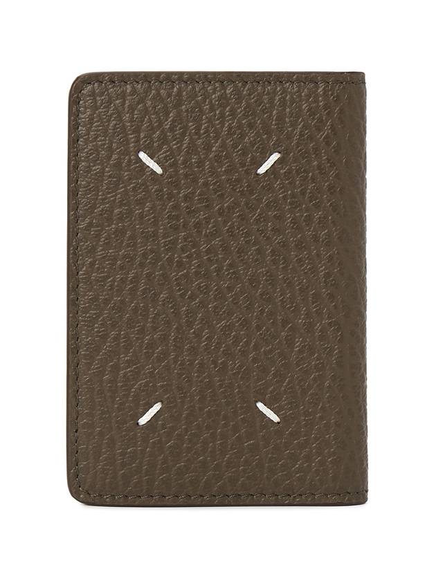 Bovine Leather Card Wallet Brown - MAISON MARGIELA - BALAAN 2