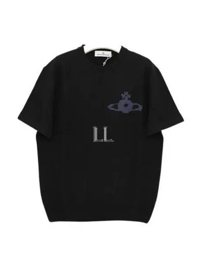 Alex Big Logo Knit Top Black - VIVIENNE WESTWOOD - BALAAN 2