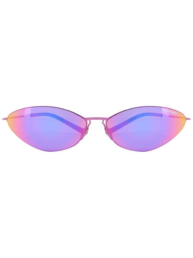 Eyewear Malibu Round Sunglasses Mirror Pink - BALENCIAGA - BALAAN 2