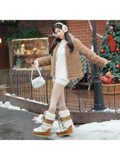 Icon Shearling Winter Boots Brown - MOON BOOT - BALAAN 2