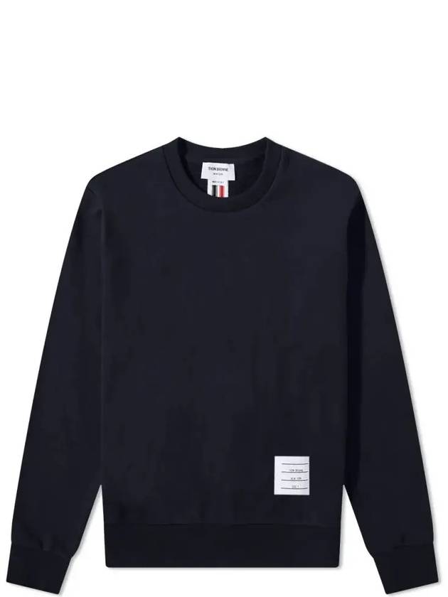 Center Back Stripe Crewneck Sweatshirt Navy - THOM BROWNE - BALAAN 3