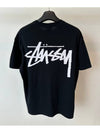 AU Australia BIGGER STOCK T Shirt ST023S3000 Black MENS L XL - STUSSY - BALAAN 3