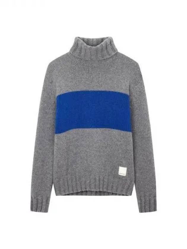 Men s color block turtleneck knit dark gray 270964 - EMPORIO ARMANI - BALAAN 1