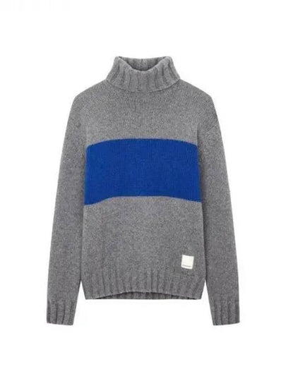 Men s color block turtleneck knit dark gray 270964 - EMPORIO ARMANI - BALAAN 1