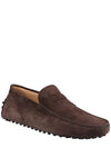 Men's Suede Gommino Driving Shoes Brown - TOD'S - BALAAN 4