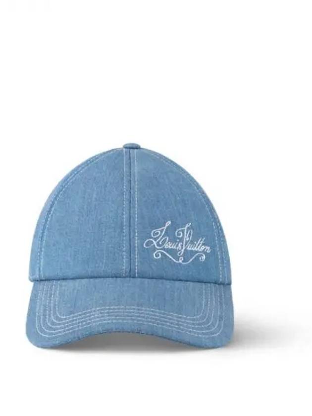 Denim Ball Cap Blue - LOUIS VUITTON - BALAAN 2