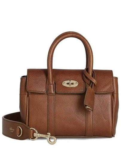 Mini Bayswater Tote Bag Brown - MULBERRY - BALAAN 2