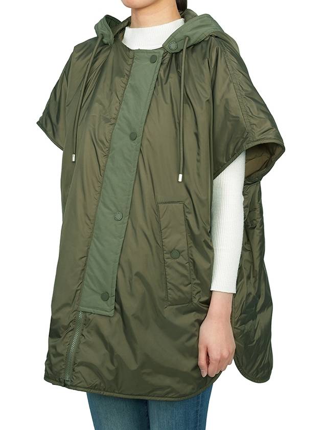 Weekend Egemone Reversible Padded Cape Green - MAX MARA - BALAAN 6