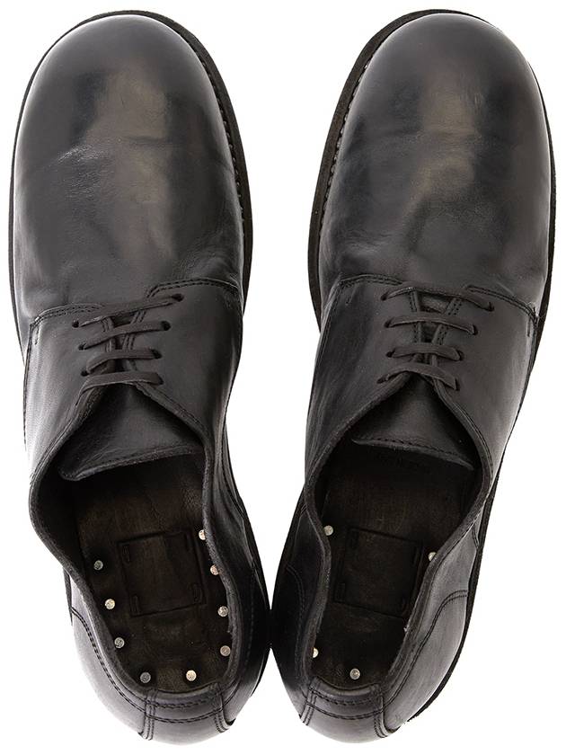 992 Horse Leather Classic Derby Shoes Black - GUIDI - BALAAN 3